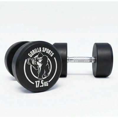 Gorilla Sports Jednoruční činky 2 x 17,5 kg