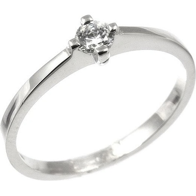 Šperky-NM Zlatý prsten se zirkonem 917