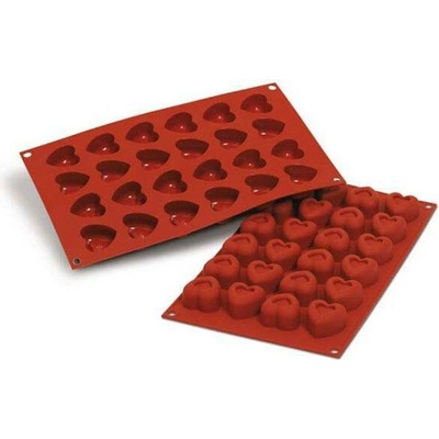 Silikomart Silikonová forma Terakota Savarin srdce 16ml