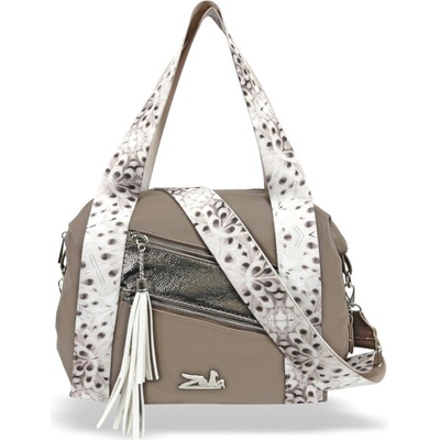 Zellia dámska taupe taupe taupe cez rameno 26×30 cm