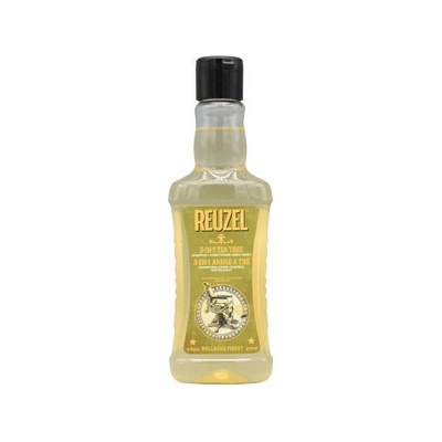 Reuzel Tea Tree 3 v 1 šampón, kondicionér a sprchový gél pre mužov 350 ml