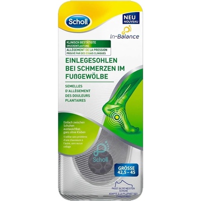 Scholl In-Balance Arch Pain Relief Insole Small vložky do bot
