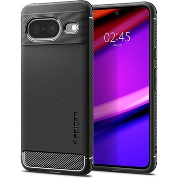 Image 1 of Spigen Противоударен Калъф за Google Pixel 8, Spigen Rugged Armor Case, Черен (ACS06277)