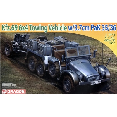 Dragon models Kfz.69 6x4 Truck & 3,7cm Pak 35/36 1:72
