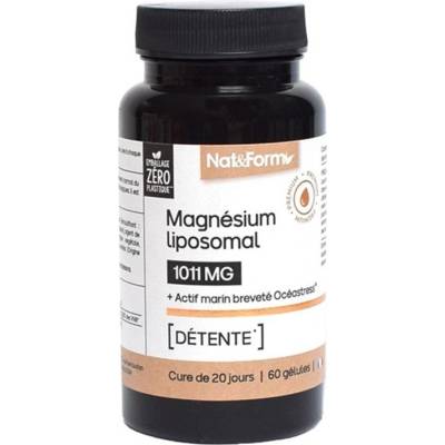 Nat&Form Липозомен магнезий + Рибни пептиди, 60 капсули, Nat&Form (025072 (NUTR_MA))