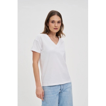 Moodo Бяла дамска тениска Moodo Moodo | Byal | ЖЕНИ | XS