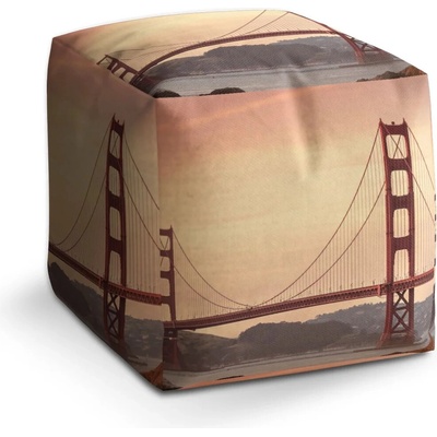 Sablio Taburet Golden Gate 2: 40x40x40 cm