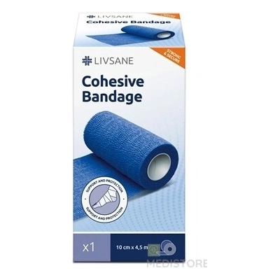 PXG Pharma GmbH LIVSANE Kohezívne fixačné ovínadlo 10 cm x 4,5 m, 1 ks
