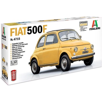 ITALERI Model Kit auto 4715 FIAT 500 F 1968 upgraded edition 1:12