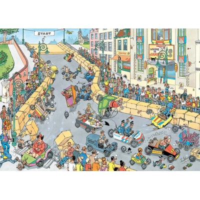 Jumbo Jan van Haasteren Preteky soapboxov 1000 dielov