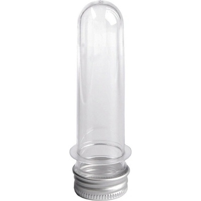 Plastová lahvička / zkumavka se šroubovacím víčkem Varianta: 1 (9,8 cm) transparent, Balení: 12 ks