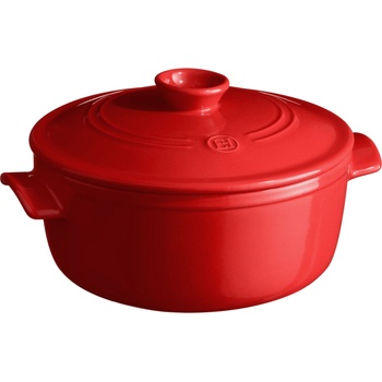 Emile Henry Керамична тенджера, 5 л, червен (EH344553)