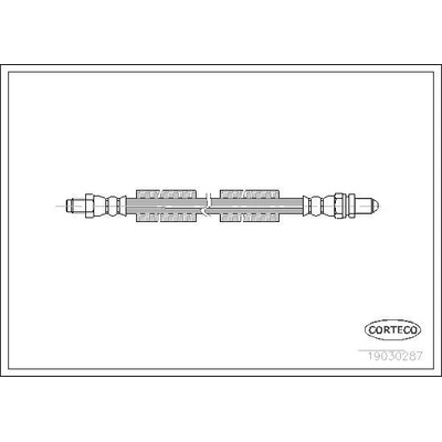 Brzdová hadica CORTECO 19030287