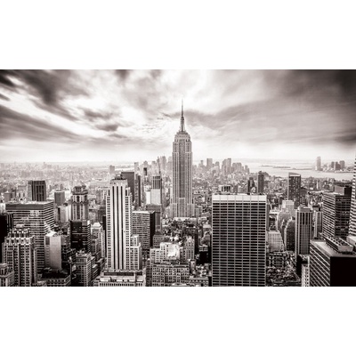 Postershop Fototapeta Pohled na New York černobílá, rozměry 104x152,5 cm
