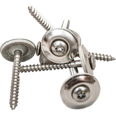 Gutta Nerezový vrut V2A 100 ks stříbrná, 4,5 x 80 mm