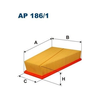 FILTRON Vzduchový filter AP 186/1