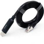  Конзолен кабел USB към RJ45 FTDI, 1.8м (за Cisco, TP-Link, Ubiquiti, Netgear) (AQ1912)