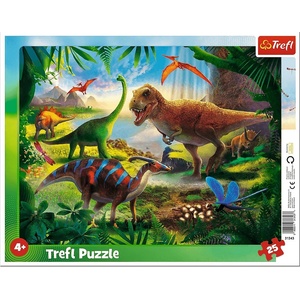 Trefl Детски пъзел Trefl от 25 части - Динозаври (31343) - ozone