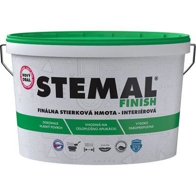 Esmal Stemal Finish 1,8kg - finálna stierková hmota interiérová