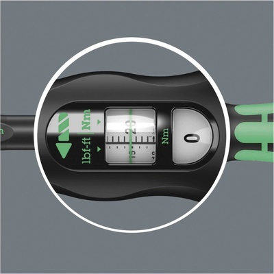 Wera momentový klíč 2,5-25 Nm, Wera Click-Torque A 6 Set 1 s přepínací ráčnou 1/4