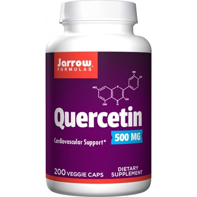 Jarrow Quercetin Kvercetin 500 mg 200 rostlinných kapslí
