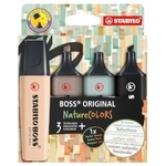 STABILO Текст маркер Boss Nature Black 4 цвята