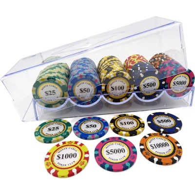 Monte Carlo Sada 100 pokerových žetónov