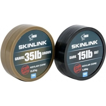 Kevin Nash šnúra SkinLink Stiff 20lb 10m gravel hnědá