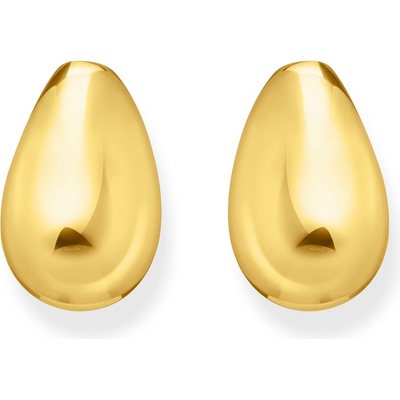 Thomas Sabo H2308-413-39 Bold - Gold-plated Teardrop Ear Studs 21, 5 mm Ladies, Жени