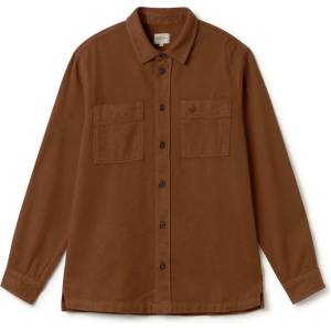 TWOTHIRDS Мъжка риза с копчета TWOTHIRDS Taylor Shirt - Brown Sand - размер XL (033-2895-0114)