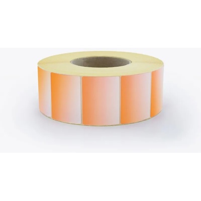 Преливащи етикети 50х30 мм 5000 етикета оранжеви