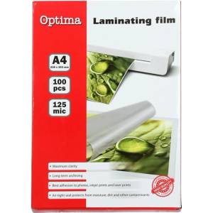 OPTIMA Ламиниращо фолио OPTIMA A/4 125 микрона гланц 100/cm 20261 (20261)
