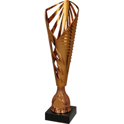 Plastová trofej Zlatá Stříbrná Bronzová 30 cm