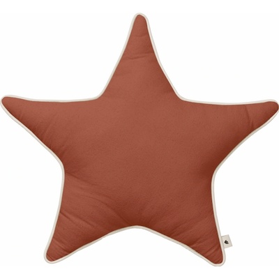 Ferm Living polštář Star Brown Clay hnědá 48 cm