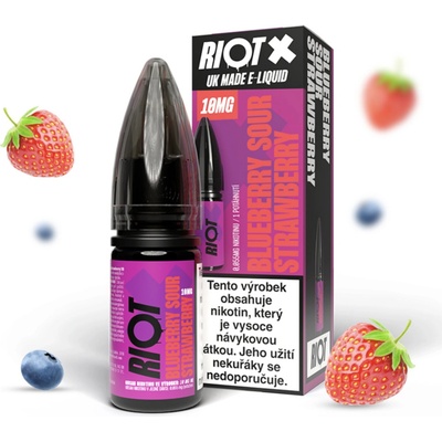 Riot X Salt Blueberry Sour Strawberry 10 ml 10 mg