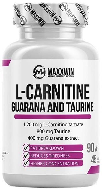 guarana taurine and l-carnitine NutraBio - 3000 - Green Apple - 16 fl oz (31 Servings) MaxxWin L-Carnitine Guarana Taurine 90