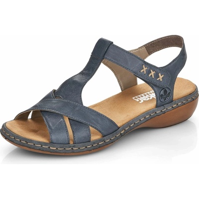 Rieker dámske klasické sandále 65919-12 Blue