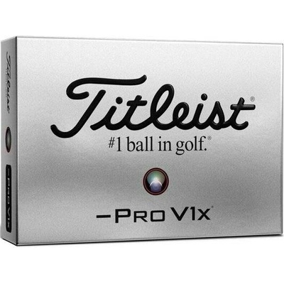 Titleist PRO V1x Left Dash bílé 3 ks