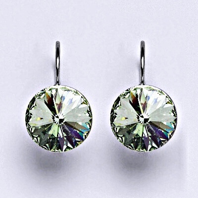 Čištín se Swarovski krystaly Rivoli chrysolite NK 1468