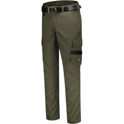 Malfini TRICORP WORK PANTS TWILL T64 montérkové kalhoty do pasu khaki