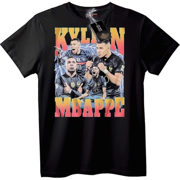 NOONEBRAND Тениска Kylian Mbappé - 7XL, Black