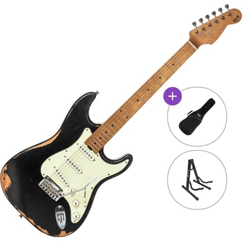 PSD Guitars STC-300R Basic SET Black Електрическа китара