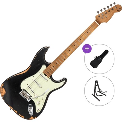 PSD Guitars STC-300R Basic SET Black Електрическа китара