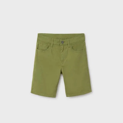 Mayoral Бермуди 5 джоба основен модел в зелен цвят за момче Майорал