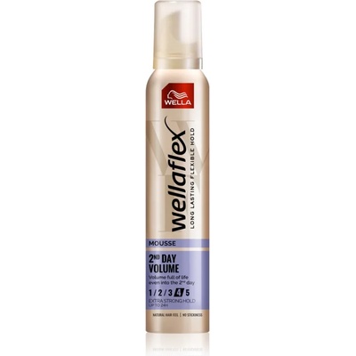 Wella Wellaflex 2nd Day Volume пяна втвърдител за обем Vol 4 200ml