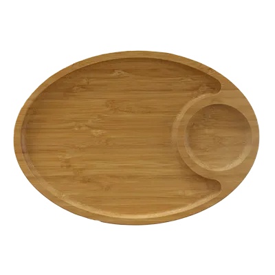 Horecano HORECANO-Бамбукова дъска за презентация ОВАЛ 28x20x2.1cm (HC-93802) (0193802)