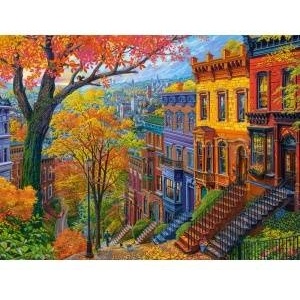 Castorland 3000-piece Autumn City Hill Puzzle C-300709-2