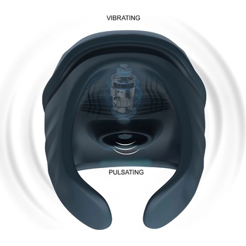 Image 1 of ToyJoy Urban Nova Pulsating Squeezable Stroker Blue