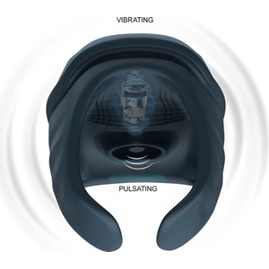 ToyJoy Urban Nova Pulsating Squeezable Stroker Blue