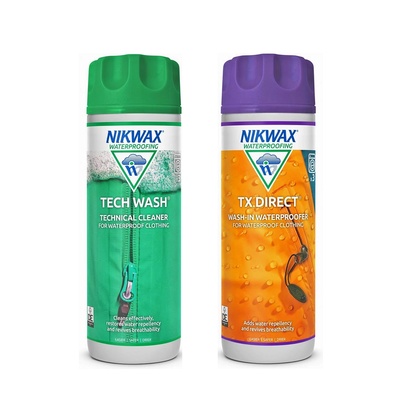 Nikwax Препарат за пране и импрегниране NikWax Hardshell DuoPack 300 ml (5329-01)